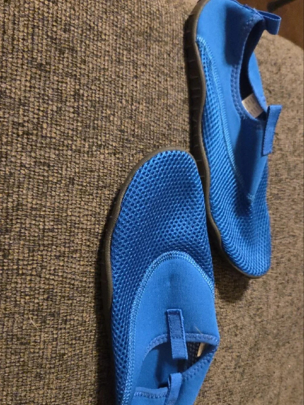 wonder nation Bright Blue Kids Water Shoes - Slip-On Mesh